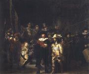 REMBRANDT Harmenszoon van Rijn The Militia Company of Frans Banning Cocq,Known as The Night Watch oil painting on canvas